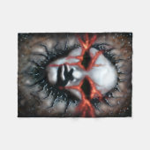 ネクロマンサー フリースブランケット (正面(横))