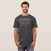 ネクロマンサー（死霊術師）の定義 楽しいゲーミングキャラタイプF Tシャツ (正面フル)