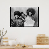 ネグリト女性フィリピン1898 ポスター (キッチン)