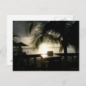 ネグリル（ジャマイカ）のサンセット ポストカード (正面/裏面)