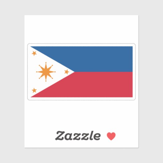 ネグロス国旗 シール (シート)