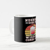 ネグローニは知恵来を出す コーヒーマグカップ (正面左)