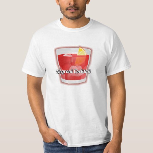 ネグローニカクテル Tシャツ (正面)