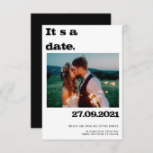 ネグロ・モデナ・エロプスのインビタシオンパラフォトス 招待状 (正面/裏面)