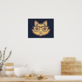 ネコおたく ポスター (キッチン)