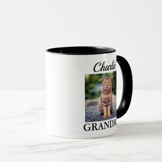 ネコおばあちゃん マグカップ (正面右)