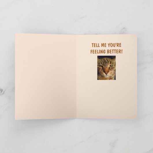 ネコおもしろいが元気になる カード (内部)