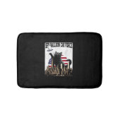 ネコおもしろいスパイ気球 バスマット (正面)