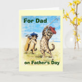 ネコおもしろいズ遊ゴルフキャディデザイン カード (黄色い花)