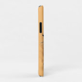 ネコおもしろいハロウィーンキャラクターカボチャをかむ Case-Mate iPhoneケース (裏面/右)