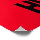 ネコおもしろい怒の ポスター (角)