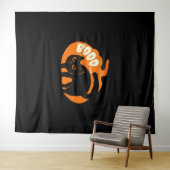 ネコおもしろい タペストリー (インサイチュ(横))