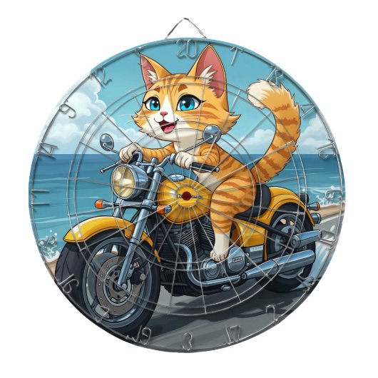 ネコおもしろい ダーツボード (正面)