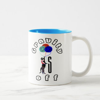 ネコおもしろい ツートーンマグカップ