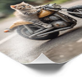 ネコおもしろい フォトプリント            (角)