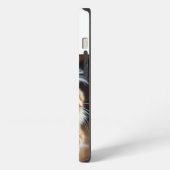 ネコおもしろい iPhoneケース (左側面)