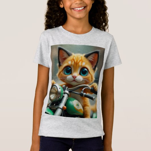 ネコおもしろい Tシャツ (正面)