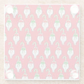 ネコお尻クリスマス ガラスコースター (裏面)