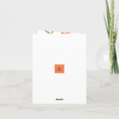 ネコからのイースターおめでとう カード (裏面)