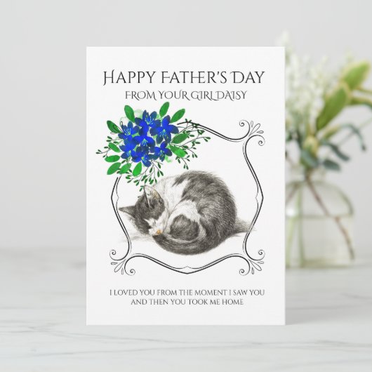 ネコからの父の日 シーズンカード (スタンド正面)