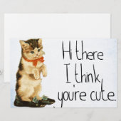 ネコことわざ 便箋 (正面/裏面)