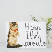 ネコことわざ 便箋 (スタンド正面)