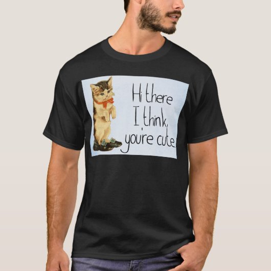 ネコことわざ Tシャツ (正面)