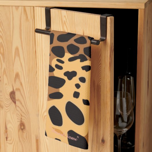 ネコそばかすめ キッチンタオル (三つ折り)