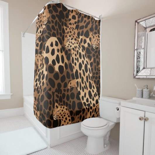 ネコそばかすめ シャワーカーテン (インサイチュ)