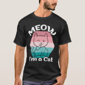 ネコだ Tシャツ (正面)