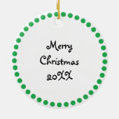 ネコちゃんボバティーを飲む セラミックオーナメント (裏面)