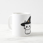 ネコちゃん | 猫好きのデザイン コーヒーマグカップ (正面左)