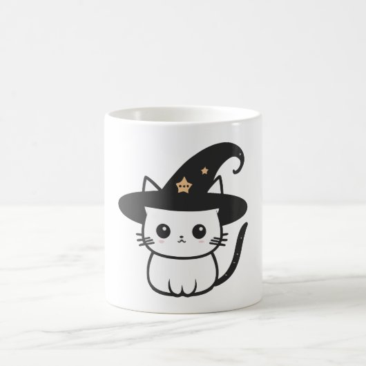 ネコちゃん | 猫好きのデザイン コーヒーマグカップ (中央)