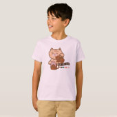ネコとウサギのお茶会 Tシャツ (正面フル)