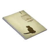 ネコとカバノキ ノートブック (右側)