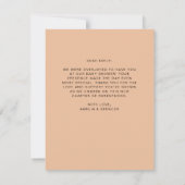 ネコとカボチャのベビーシャワーサンキューカード 招待状 (裏面)