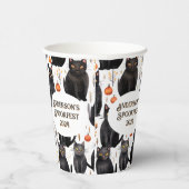 ネコとカボチャカスタムの紙カップ 紙コップ (右)