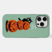 ネコとカボチャ iPhoneケース (裏面横)
