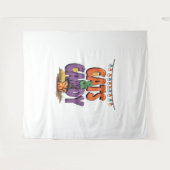 ネコとキャンディ タペストリー (正面(横))