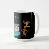 ネコとネズミ –  コーヒーマグカップ (正面右)