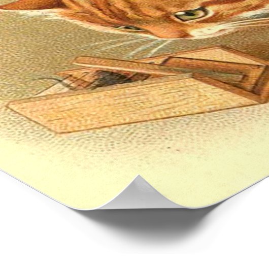 「ネコとネズミ」 ポスター (角)