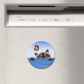 ネコとバタフライ マグネット (インサイチュ (食洗機))