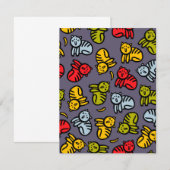 ネコとバナナ エンクロージャーカード (正面/裏面)