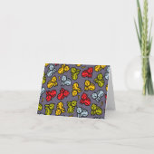 ネコとバナナ カード (裏面)