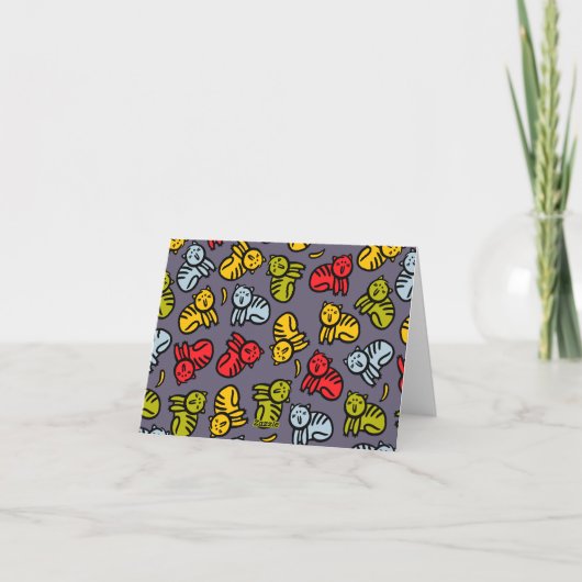 ネコとバナナ カード (裏面)