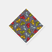 ネコとバナナ スタンダードカクテルナプキン (角)