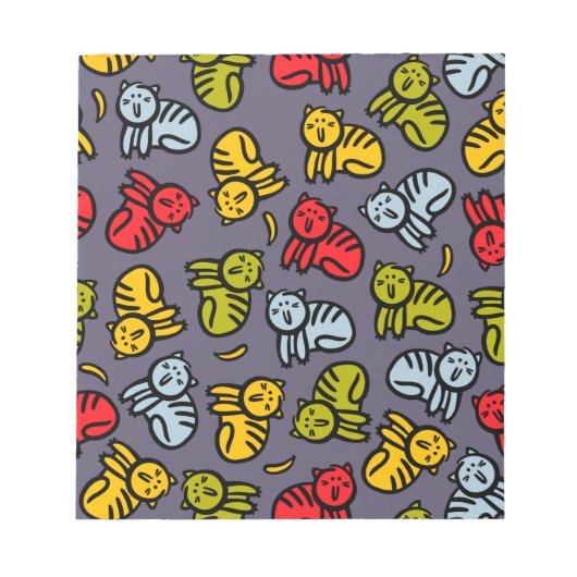 ネコとバナナ ノートパッド (正面)