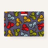 ネコとバナナ バッジ (裏面)