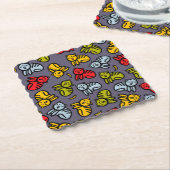 ネコとバナナ ペーパーコースター (アングル)