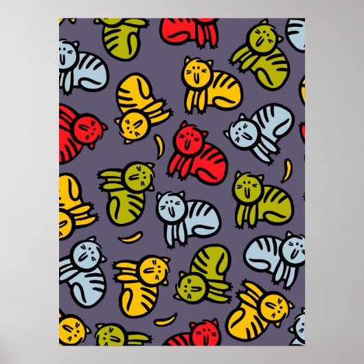 ネコとバナナ ポスター (正面)